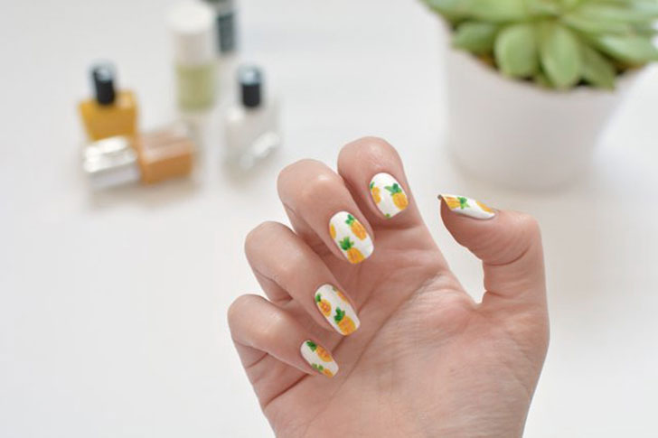 ананасовый-дизайн-ногтей